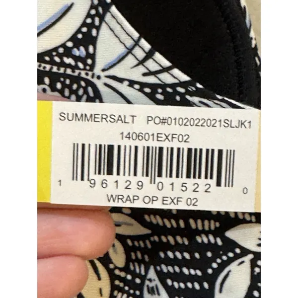 Summersalt Women's Swimsuit The Wrap -Piece Swim Size 2 Floral!‎ - Image 5