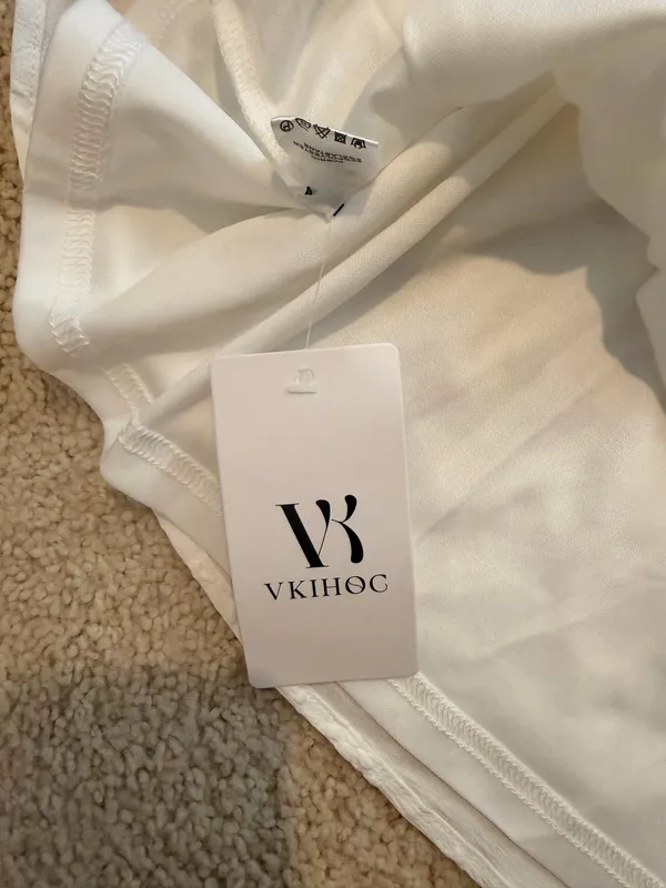 Amazon White Strapless Mini Dress - Image 5