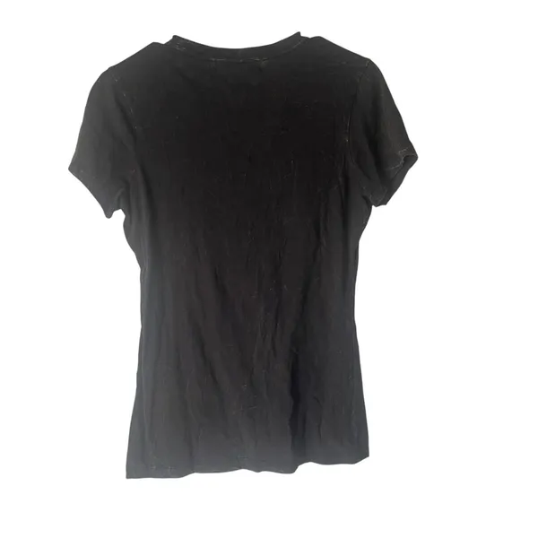 Cowgirl Legend‎ Size Medium Rodeo Hustler Grunge Cross Bling Black T Shirt - Image 5