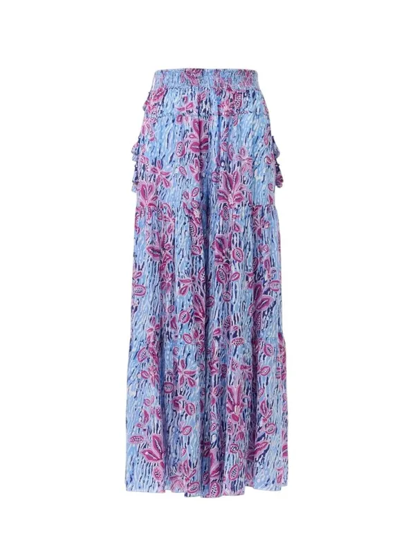 Poupette St Barth Soledad Pants in Large Womens Wide Leg loose fit Trousers - Image 9