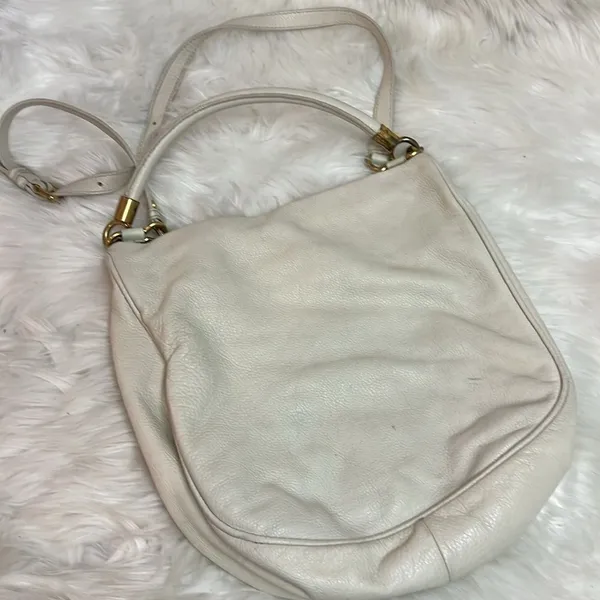 Marc Jacobs Too Hot to Handle Cream Leather‎ Bag B95 - Image 9