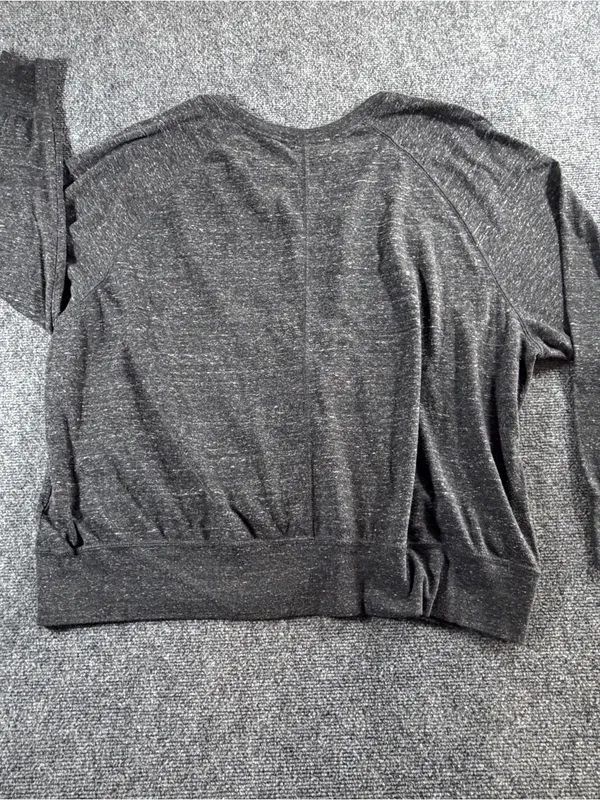 Nike Just Do It Crewneck Sweatshirt Gray Speckled 3XL Pullover Logo - Image 2