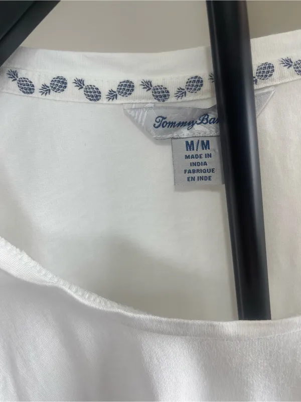 Tommy Bahama White Scoop Neck Tank Top - Image 2
