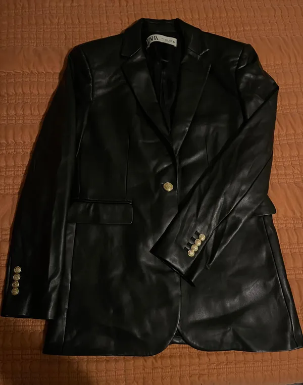 Leather Blazer - Image 2