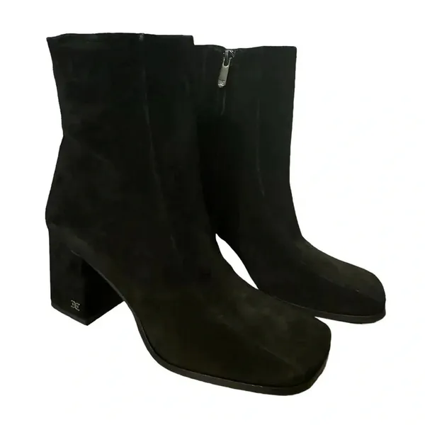 🖤 Sam Edelman Mayla Suede Leather Booties Black Women’s 7‎ 🖤 - Image 3