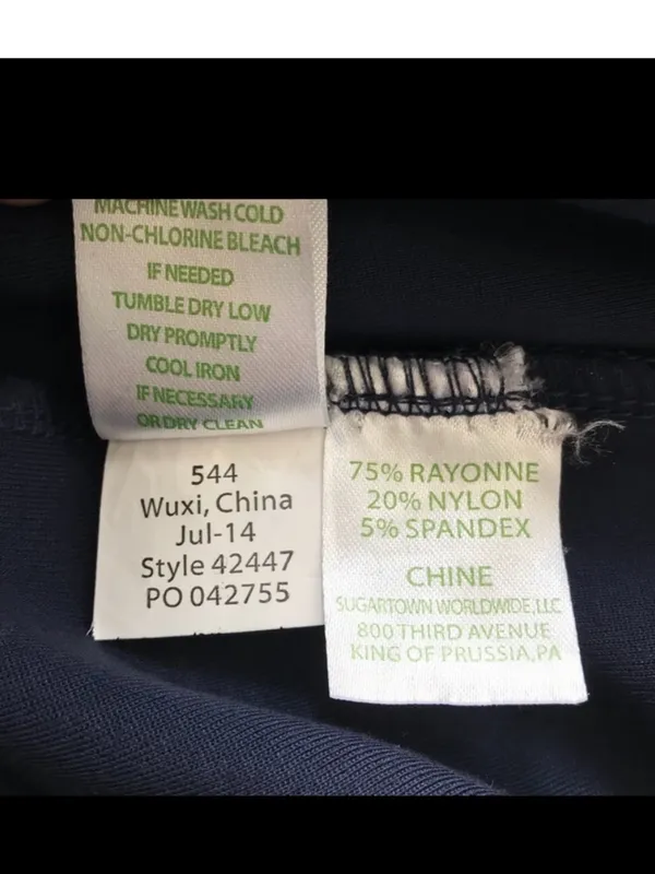 Lilly Pulitzer Travel Ponte Pant Midnight Navy Leggings Small Minimal Preppy - Image 9