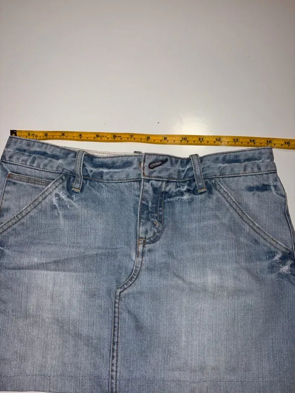 Denim Skirt Blue Size 4 - Image 5