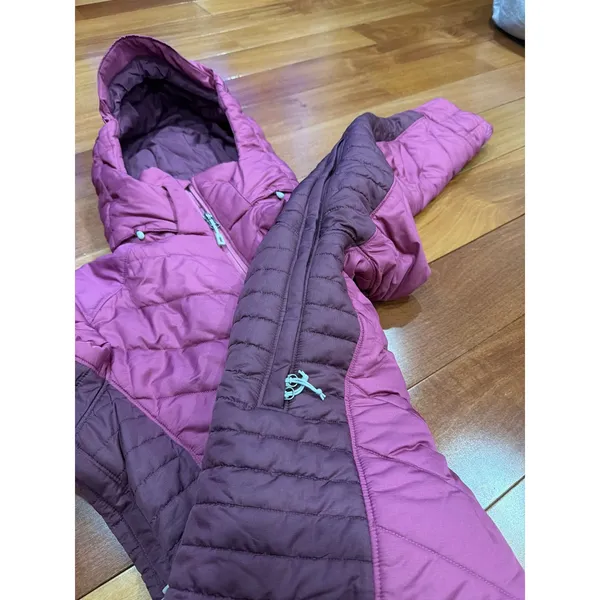 Patagonia Quilted Hooded Insulated‎ Jacket Magenta Lightweight Outdoor size M - Image 7