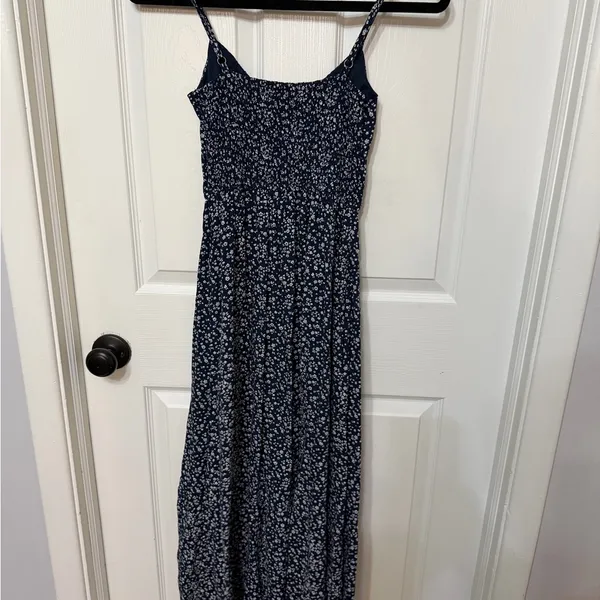 HOLLISTER‎ channeled bodice midi dress floral print XS - Image 8