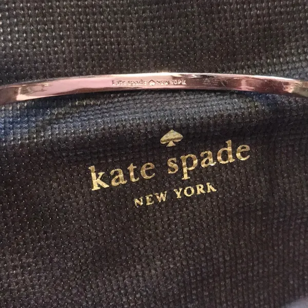 Kate Spade Rose Gold Ribbon Bangle - Image 3