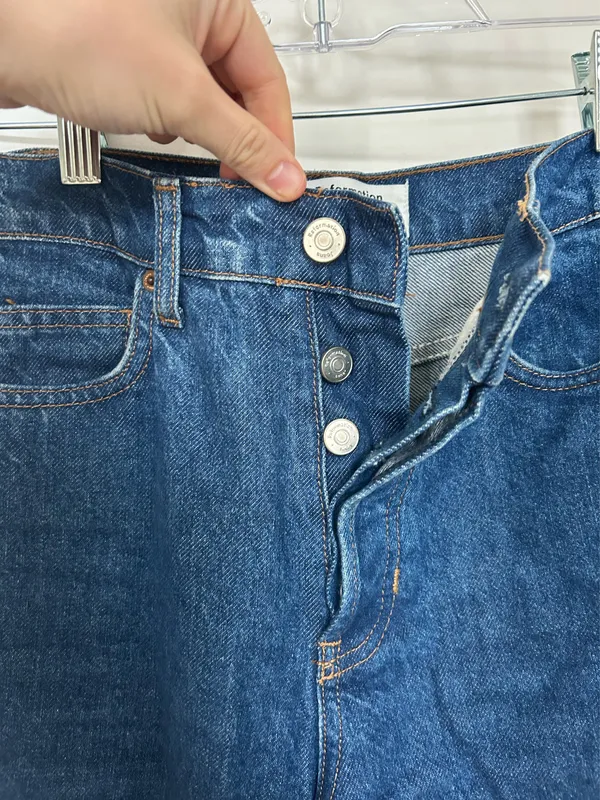 Reformation Cynthia Straight Long Jeans High-Rise - Image 7