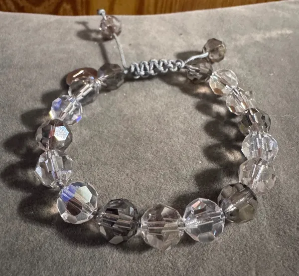 Swarovski Beaded Adjustable Bracelet - Image 2