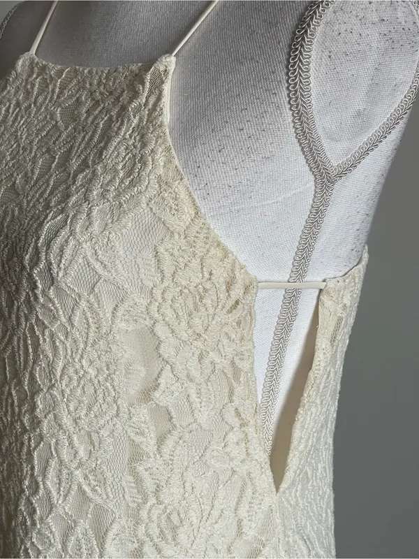 PINS & NEEDLES | Cream Lace Mini Dress Sz M - Image 5