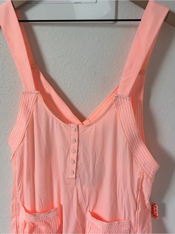 Free People Happy Just Camping Set - Pastel Peach - XL - NWT - Image 4