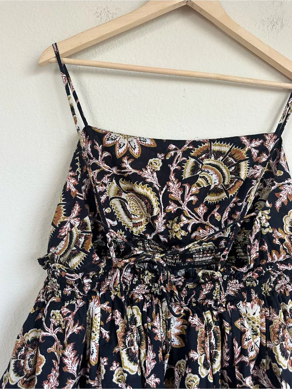 NWOT Anthropologie Celandine Straight-Neck Tiered Mini Dress - Image 8