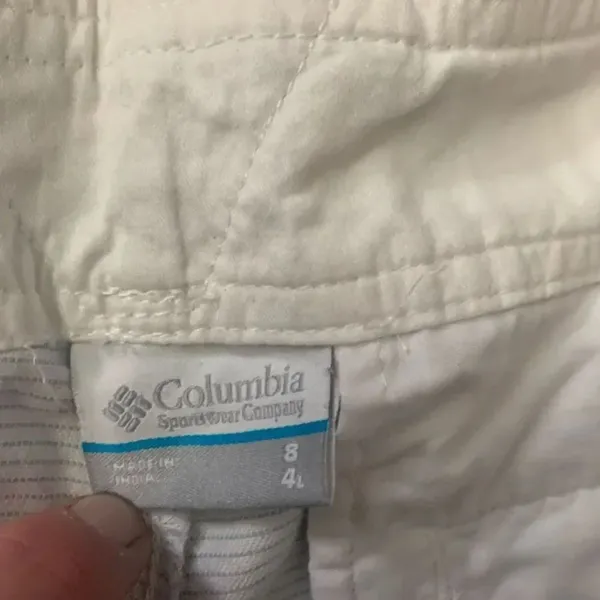 Columbia vintage pink striped 80’s flat front PFG 8 shorts - Image 2