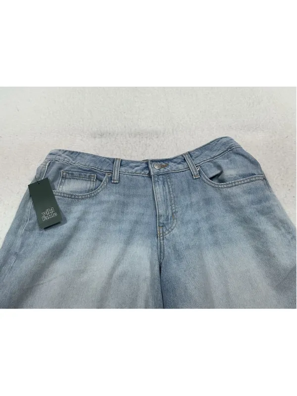 Wild Fable Women’s Low Rise Baggy Light Wash Blue Denim Jeans Size 10 - Image 3