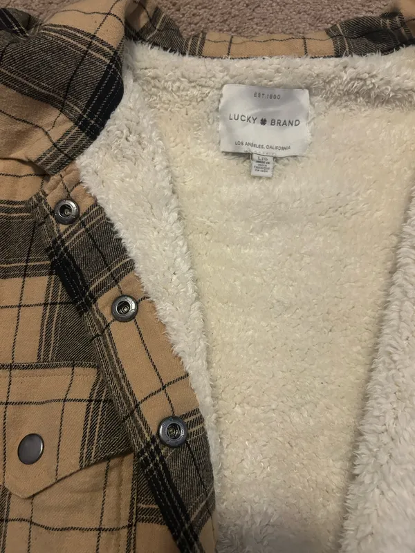 Lucky Brand Sherpa Lined Jacket Plaid - Image 2