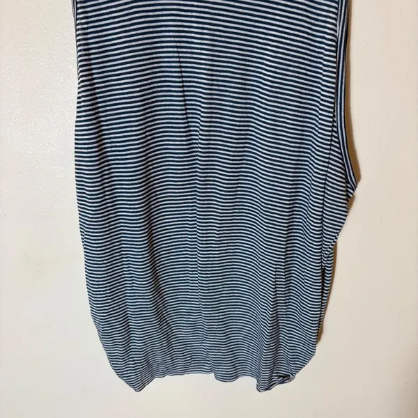 WE THE FREE Striped Tank Top XS‎ Navy White Sleeveless Casual Basic - Image 3