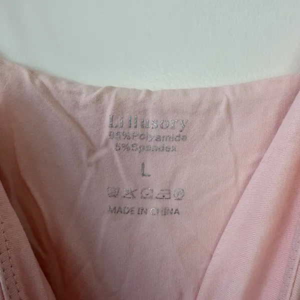 Elegant Pink Maxi Dress Size L - Image 3