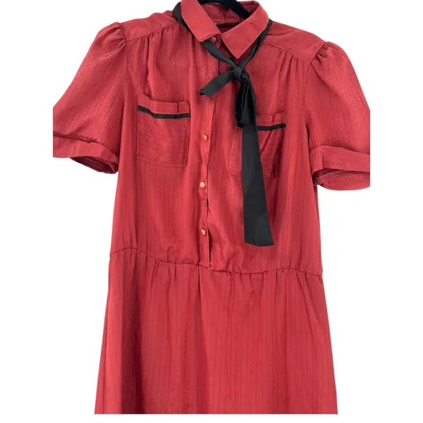 Vintage 60's Mod Contempo of California Shirt Dress Midi Western Chic Rockabilly - Image 3