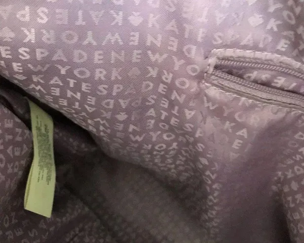 Kate Spade Silver and Gray Shimmery Tote - Image 9