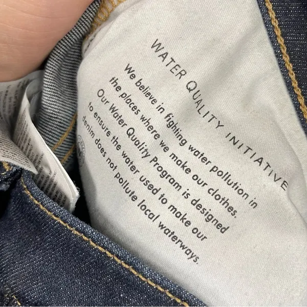 Banana Republic High Rise Flare Jeans Womens 28 Dark Wash Blue Denim Stretch - Image 12