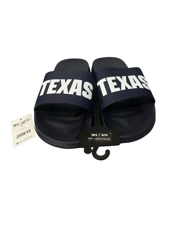 Walmart NWT Texas Slip On Slider Sandals Navy Unisex W9/M8 Everyday Beachwear Pool - Image 5