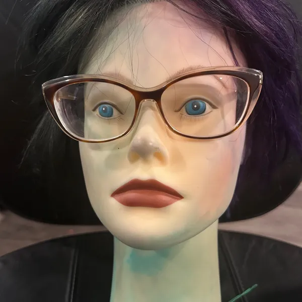 Jimmy Choo Brown Cat-Eye Glasses - Image 5