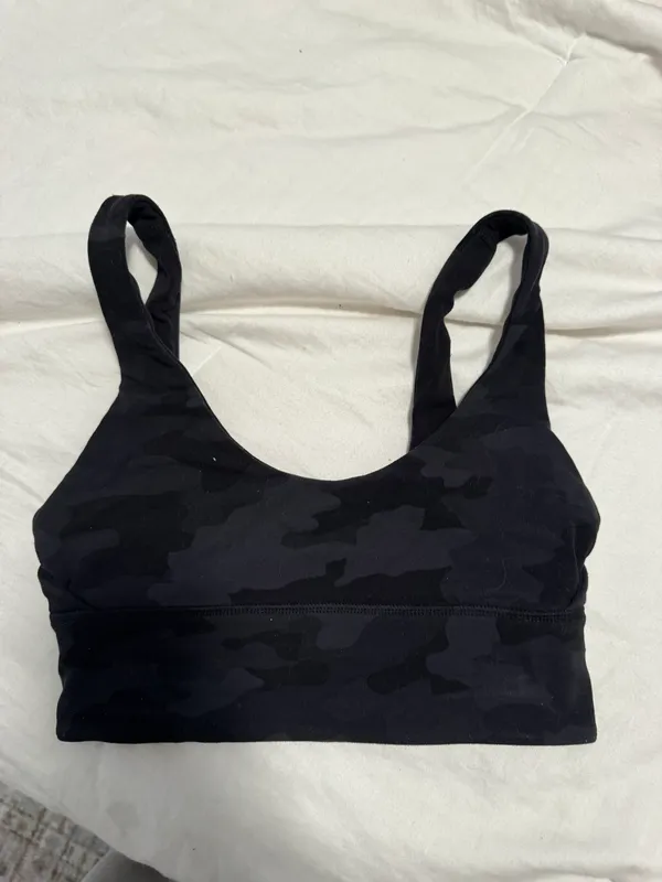 Lululemon black/camo reversible align bra size 2 - Image 2