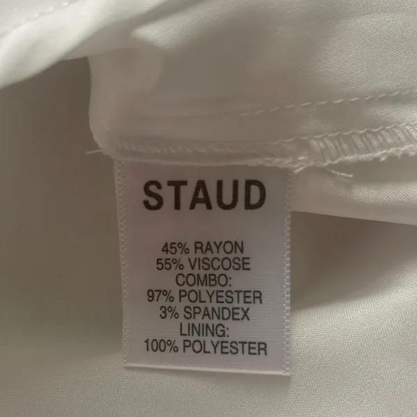 Staud Dolly Long-sleeve Dress White - Image 17