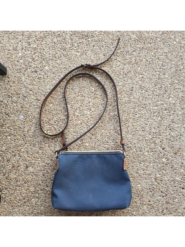 Dooney & Bourke Navy Blue Nylon Crossbody Adjustable Strap Small Minimalist - Image 9