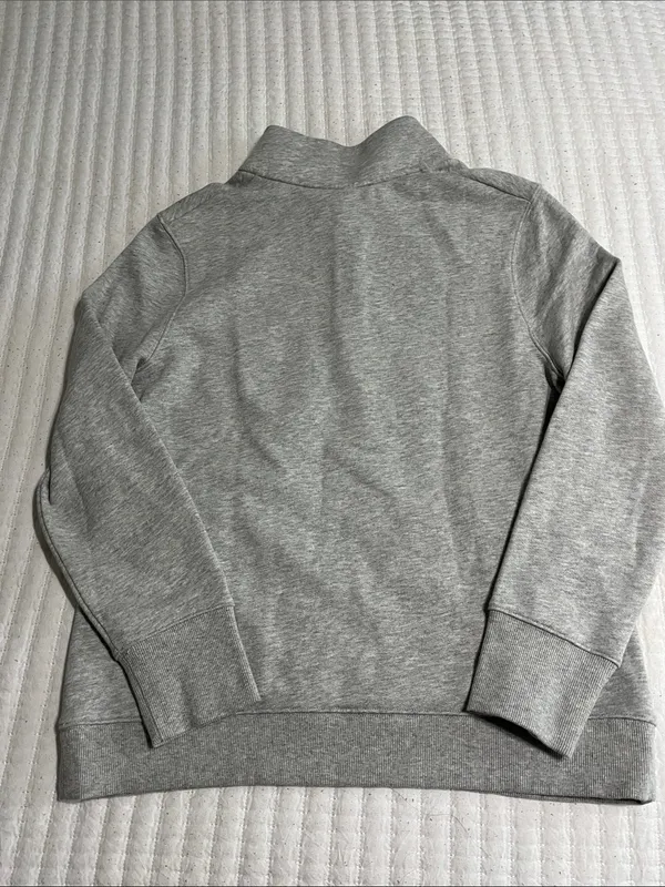 Champion Gray Michigan Quarter-Zip Sweatshirt - Image 3