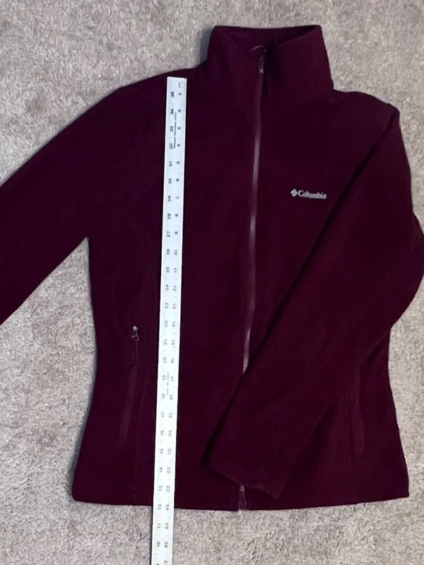 Columbia Women's Fleece Falls II Full-Zip Fleece Jacket Rich Wine Size M - Image 3