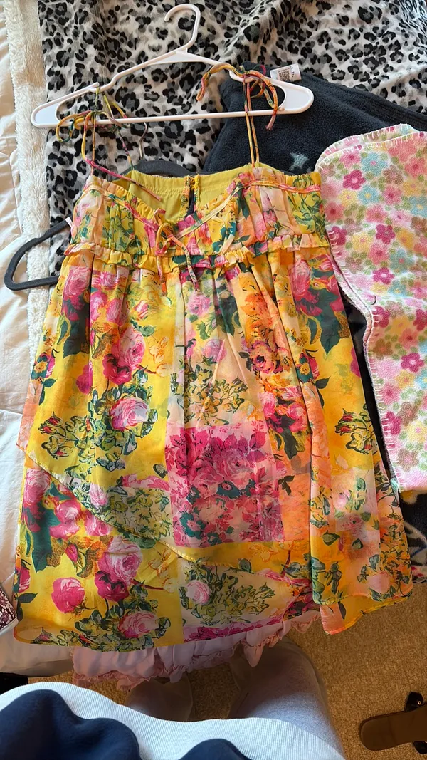 Floral dress Yellow - Image 2