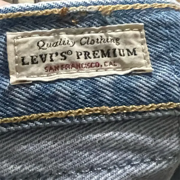 Levi's 501 Women's Cutoff Denim Shorts Blue Size 32 Casual Summer - Image 7