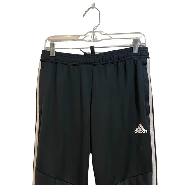 Adidas Navy Climalite Tiro 23 Track Pants White Stripe Sz M - Image 3