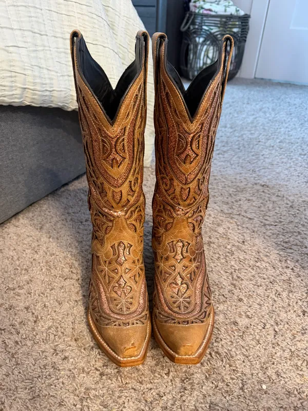 J.B. Dillon Boots Brown Size 8 - Image 2