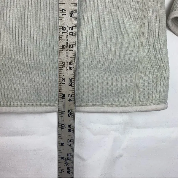 Patagonia women's medium better sweater off white cream 1/4 zip pullover outdoor - Image 7