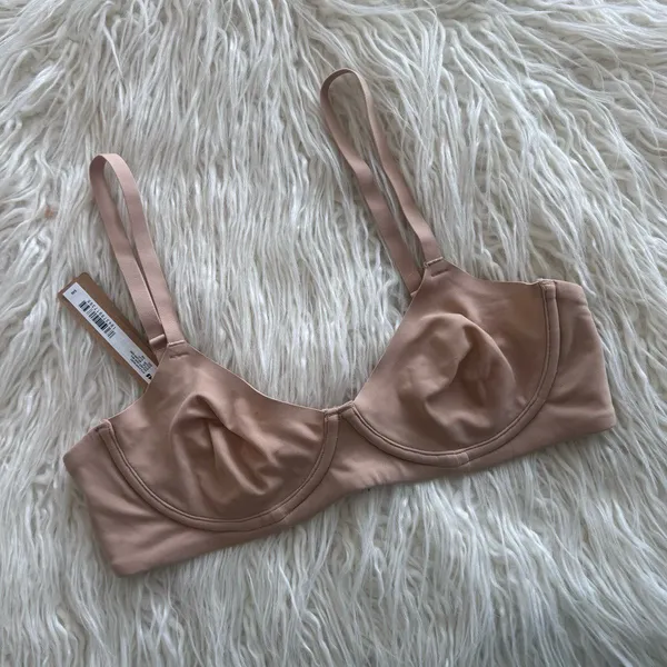 Skims Fits Everybody Unlined Demi Bra Clay Size 32C - Image 2