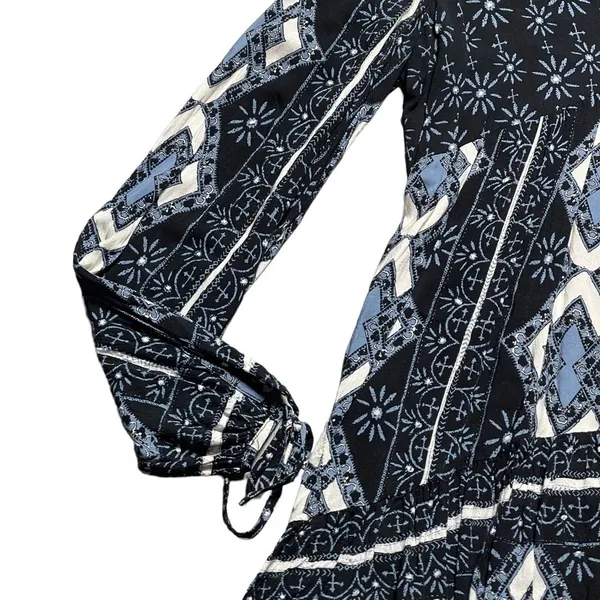 Free People Down by the Bay Navy Blue Tunic Dress XS - Image 4