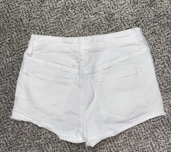 High-Rise Shortie Jean Shorts - Image 2