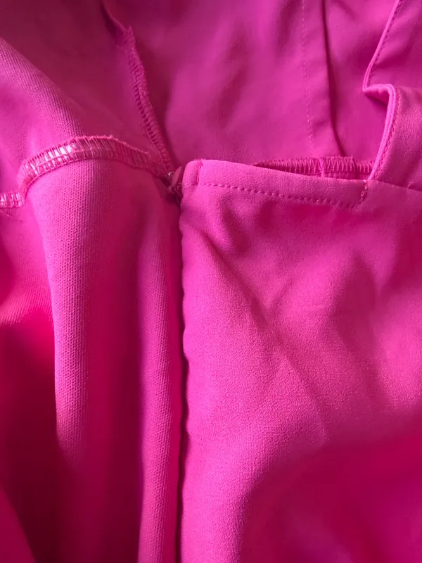 Lulus Romper Blazer Rosa Fucsia con Cinturón Talla XS Nuevo - Image 8