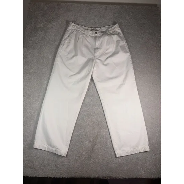 madewell baggy straight jeans white trousers 33 - Image 3