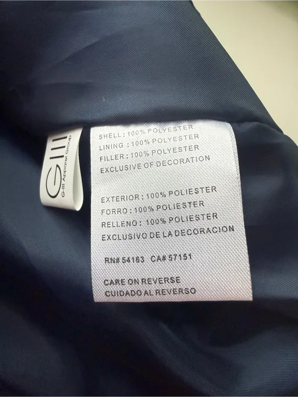 NFL Seahawks Quilted Coat Size Medium - Image 7