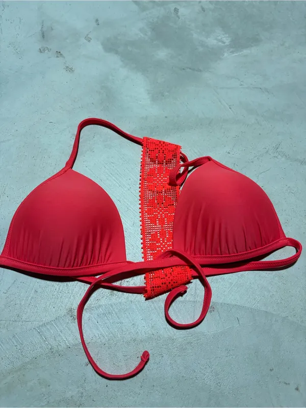 Aerie Coral High-Waist Bikini Set large - Image 11