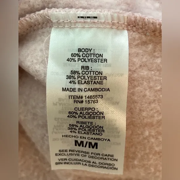 Champion Women's Light Pink Hoodie - Image 6