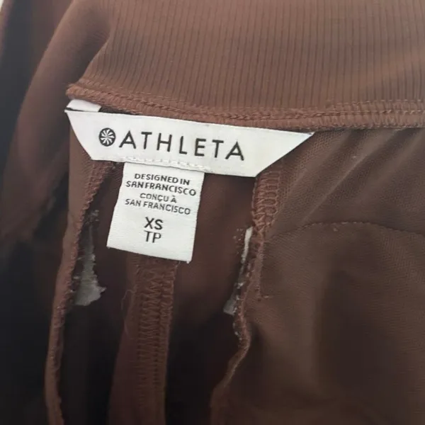 Athleta Brown Wide‎ Leg Pants Size XS - Image 9