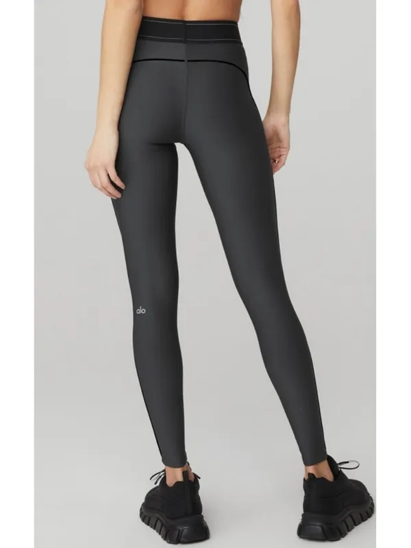 Alo Airlift High-Waist Suit Up Leggings Anthracite Black Hi-Rise Waisted Tights - Image 3
