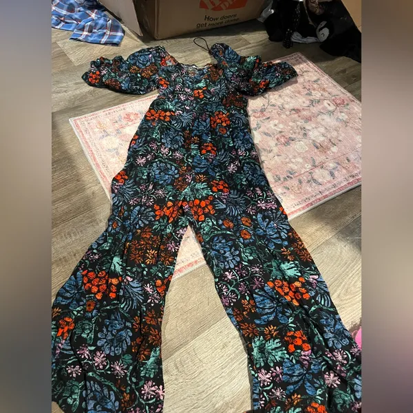 Knox‎ Rose Floral Jumpsuit size small - Image 10